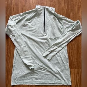 Lululemon Mens Light Green Quarter-zip - Find Your Focus